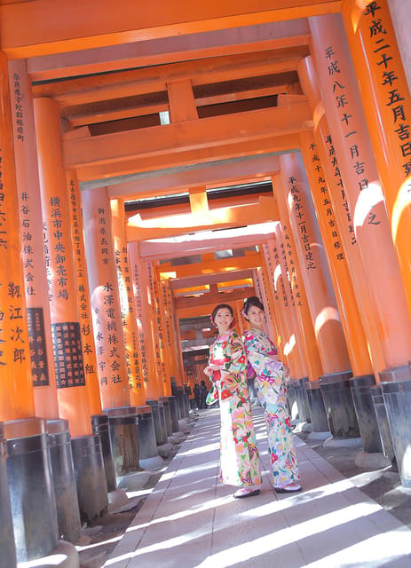 Kyoto:Kiyomizu-dera Temple Rent a kimono and ride a rickshaw - Kimono to rickshaw, in one walkable loop