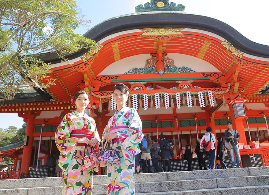 Kyoto:Kiyomizu-dera Temple Rent a kimono and ride a rickshaw - Price and value for $83 per person