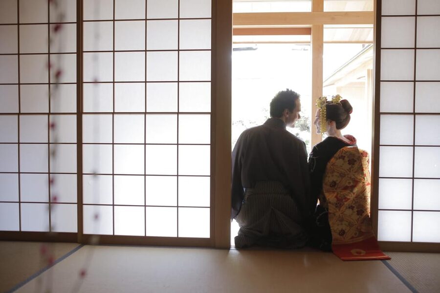 Kyoto kiyomizu Temple : Maiko and Samurai Couple Photoshoot - The 3-Hour Flow, From Dressing to Final Shots