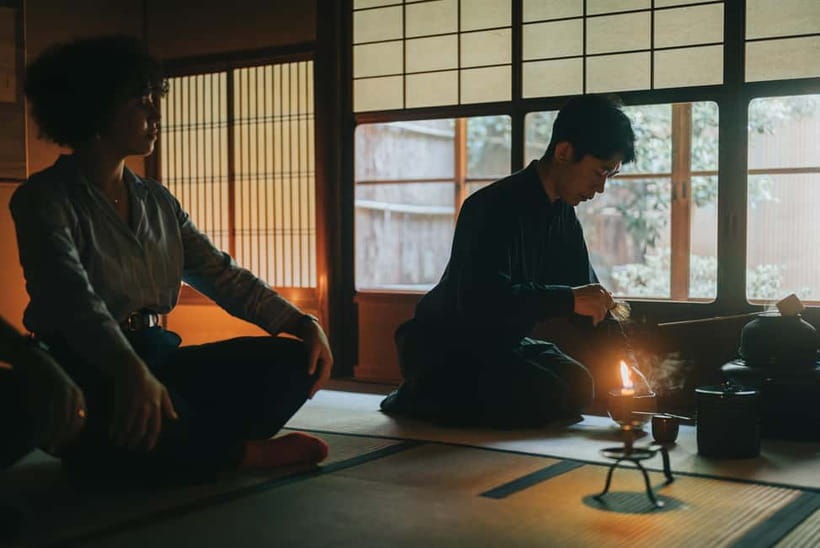 Kyoto: Mindful Tea Ceremony in 100-Year-Old Teahouse - Stepping into Oboro: candlelight, garden views, and minimal distractions
