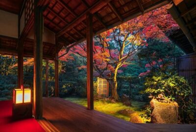 Nighttime Zen Meditation and Matcha Tea Experience