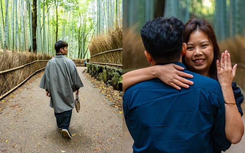 Kyoto: Private Photoshoot Experience in Arashiyama Bamboo - Togetsukyo Bridge: The Classic Frame, Managed for Real Life