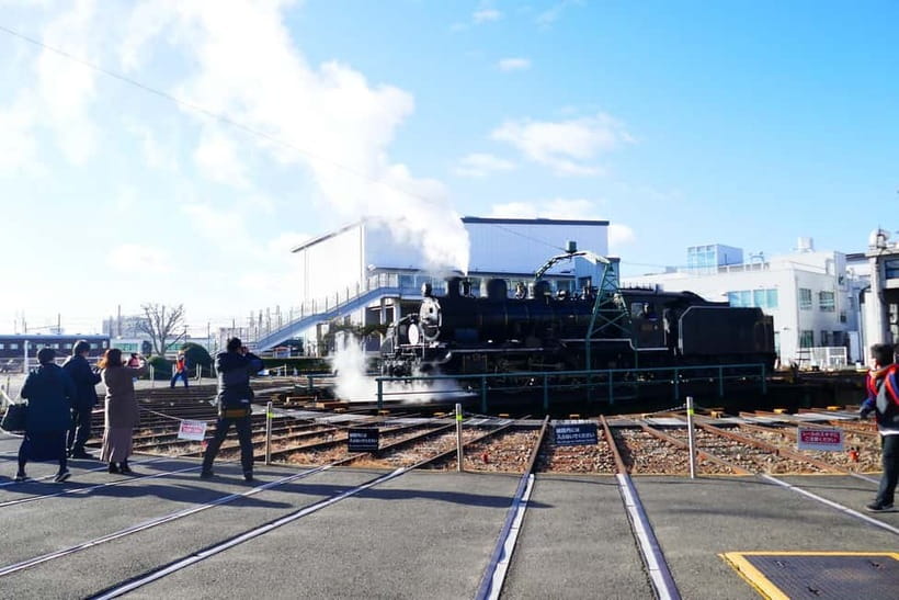 Kyoto Railway Museum Admission Ticket - The working steam locomotive ride and roundhouse turntable