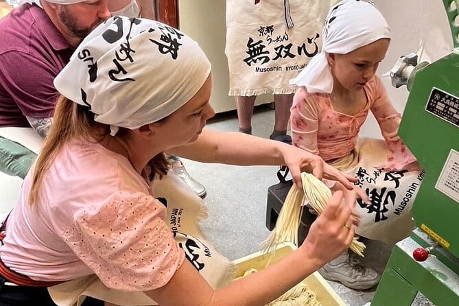 Kyoto Ramen Noodle Making Class - Dough, flour, and the noodle machine steps you’ll actually do