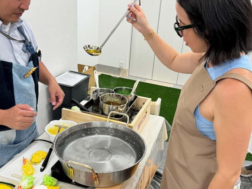 Kyoto: Replica food making experience - Inside the 1-hour workshop, from wax shaping to tempura bowls