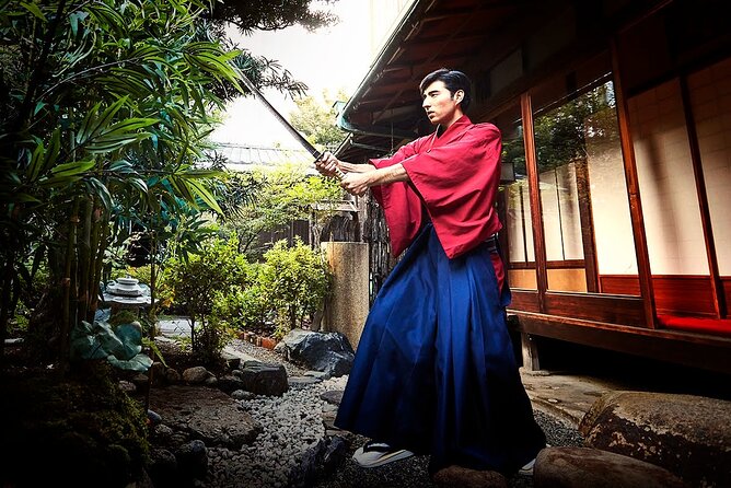 Kyoto Sword Experience - includes Museum Ticket/Ninja Experience - Putting on the hakama, and why it matters