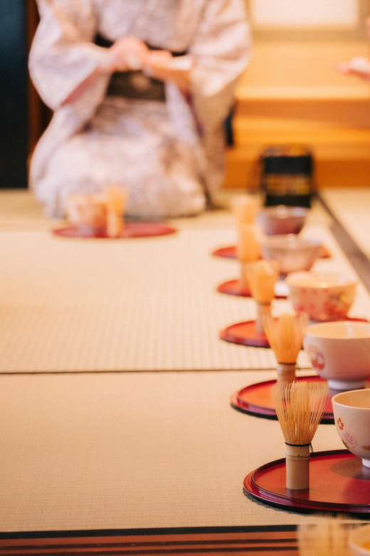 Kyoto: Tea Ceremony with Kimono and Photoshoot - Inside the Tea Ceremony: Purification Meaning, Matcha Steps, and Sweets
