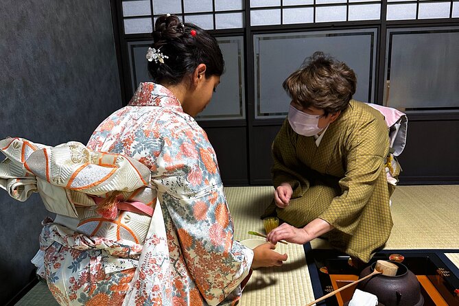 KYOTO Tea Ceremony with kimono near by Imamiya Jinjya Shrine - The Tea Room Near Daitoku-ji: Quiet, Old-World, and Real