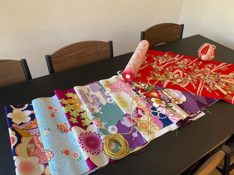 Kyoto: Traditional Kimono Fabric Handicrafts Workshop - Inside the antique-style shop, with a small group pace