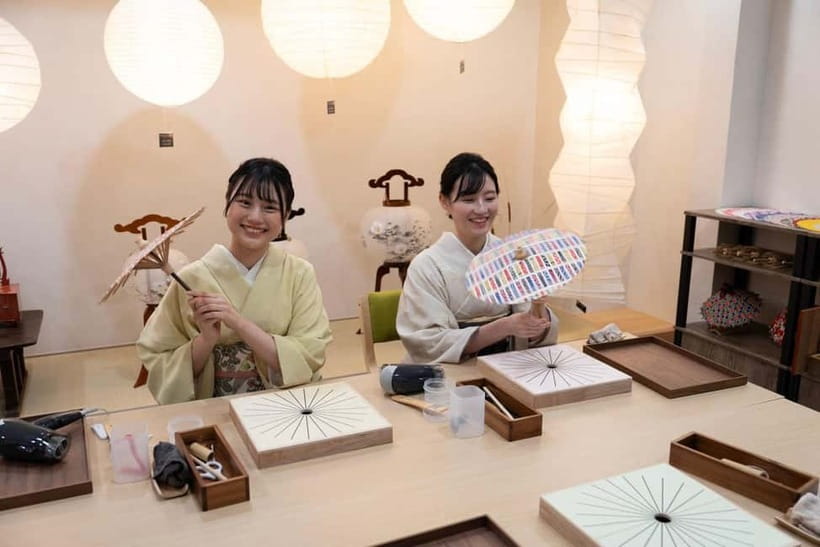 Kyoto: Traditional Mini Umbrella Making Workshop - Optional finishing touches, if you want it extra polished
