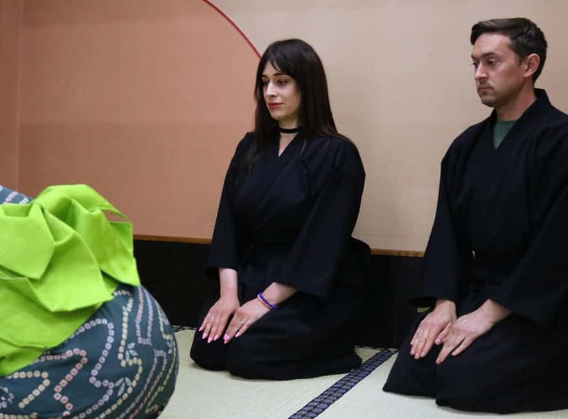 Learn Zen in a class of making Matcha tea near Osaka Castle - Wagashi, wabi-sabi, and the four seasons you can actually see