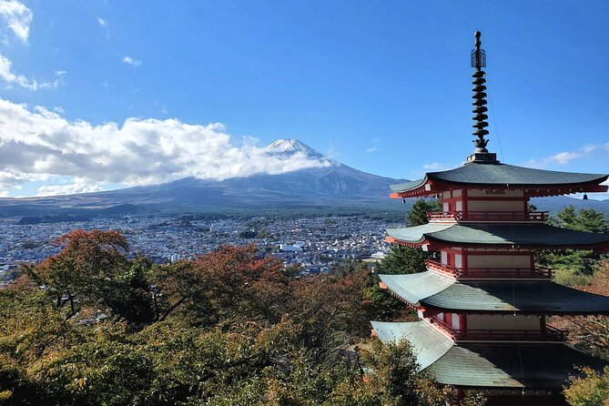 Mount Fuji Full-Day Private Tour from Tokyo (Customizable) - Chureito Pagoda at Arakurayama Sengen Park: the red frame shot