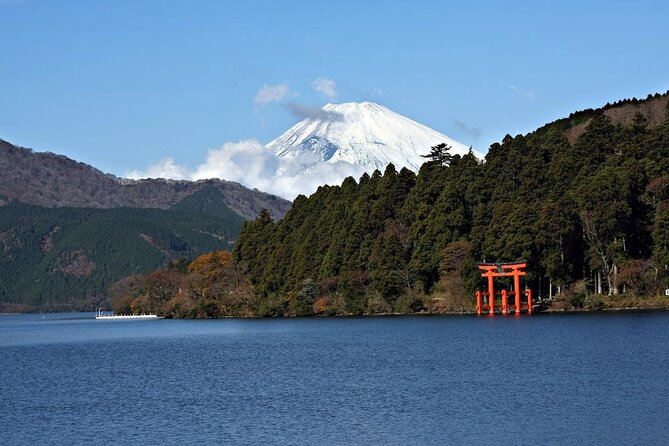Mt Fuji & Hakone Cruise, Drum Show Bus 1 Day from Tokyo - Mt. Fuji 5th Station: Torii moments and altitude at 2,300 meters