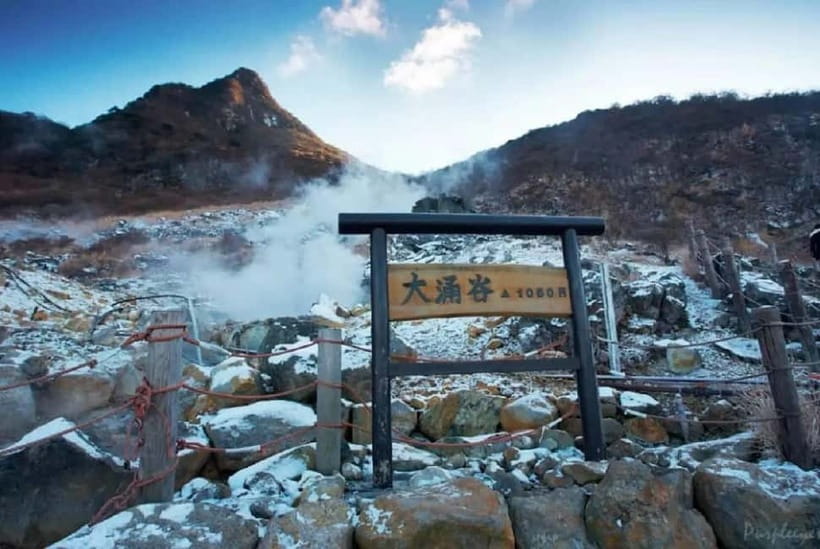 Mt.Fuji Hakone Day Tour With Lake Ashi Cruise, FREE Ropeway - Hakone Ropeway and Owakudani: volcanic steam and the black egg ritual