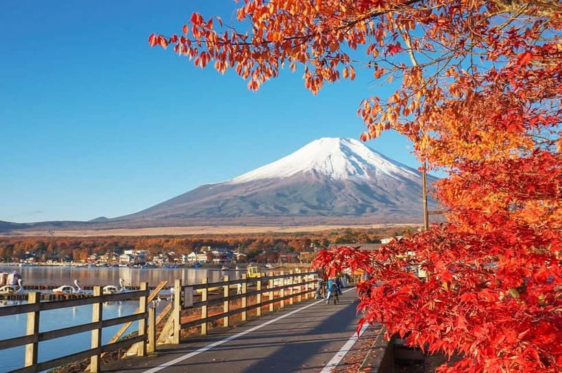 Mt Fuji Hakone/Enoshima Tour:Optional Ropeway/Lake Ashi Boat - Hakone Shrine Photo Stop: The Red Torii Over Lake Ashi