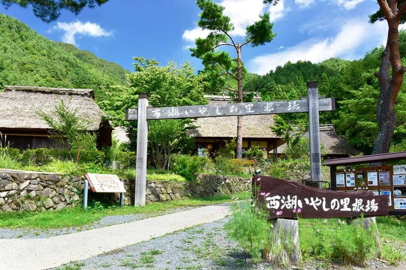 Mt. Fuji Heritage Tour: Traditional Villages, Lakes & Shrine - Saiko Iyashi no Sato Nenba: thatched village photos that actually feel local