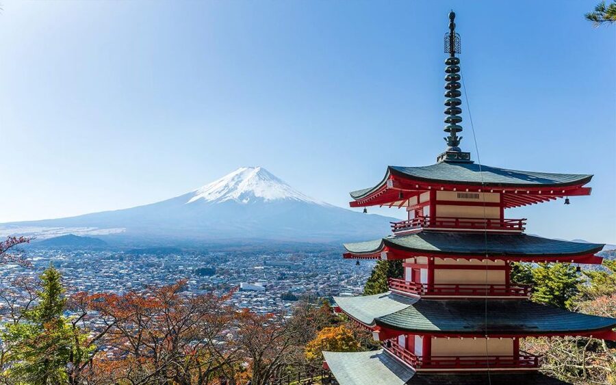 Mt Fuji : Private 10-Hour Luxury Tour by Exclusive Car - Chureito Pagoda and Fujiyoshida: the classic framed-Mt.-Fuji shot