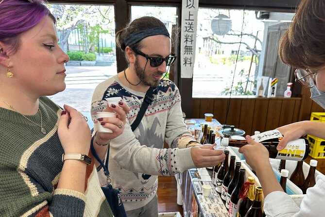 Nagano Sake Tasting Walking Tour - Miso soup, soy source beans, and pickles that act like palate training