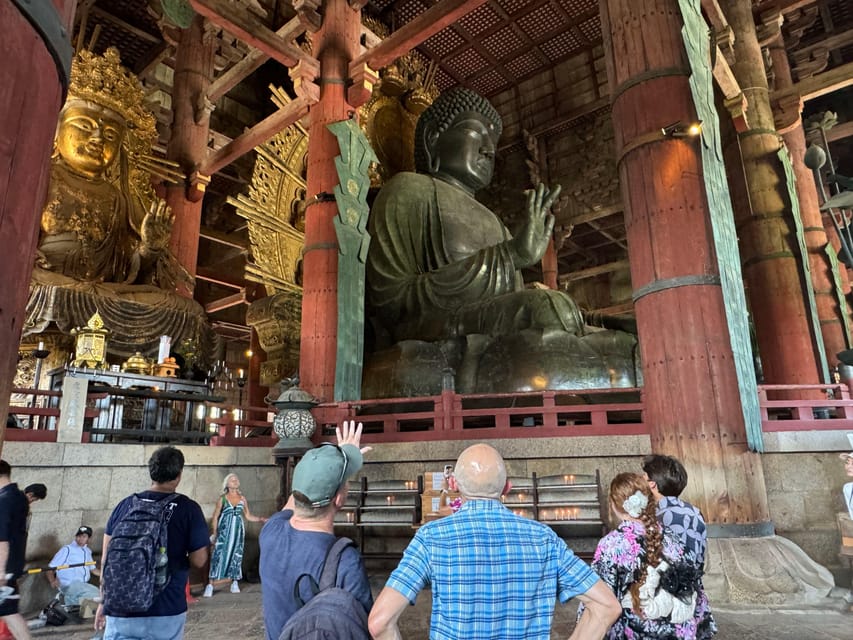 Nara: Great Buddha, Kasuga Shrine & Deer Park Tour - Nara Park deer time: shika senbei and sacred messengers