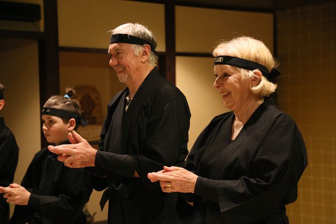 Ninja 1-hour Hands-on Lesson by Japanese master in Kyoto -Entry - Entering the Kyoto Dojo and Ninja Outfit Setup