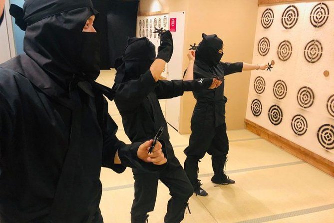 Ninja Experience (Family Friendly) at Samurai Ninja Museum KYOTO - Tossing Shuriken and Shooting a Ninja Blowgun