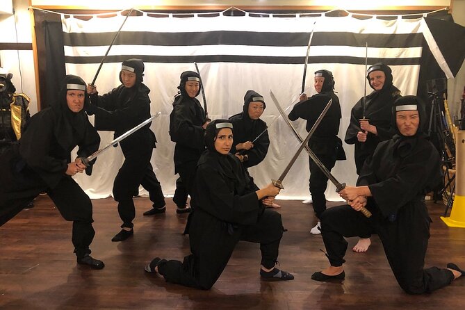 Ninja Experience in Osaka - The training menu: walking, sword lesson, shuriken-star, and ninja basics
