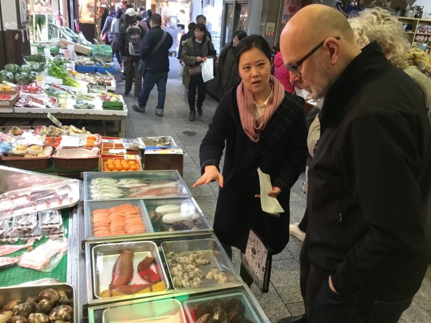 Nishiki Market Food Tour with Cooking Class - Nishiki Market, minus the guessing game