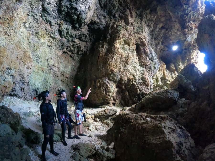 Okinawa: Blue Cave Private Snorkeling Tour with Guide - Blue Cave time, stalactites, and why private feels better