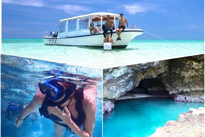Okinawa Ishigaki Phantom Island and Blue Cave Snorkeling - Blue Cave snorkeling near Ishigaki-jima: light, rock, and real fish life