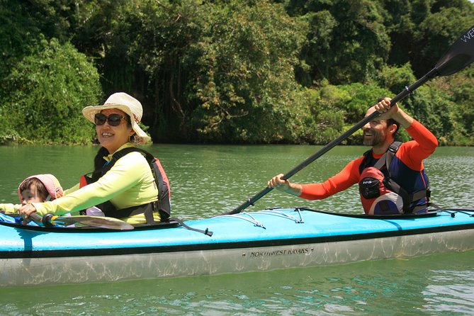 Okinawa: Kayak Mangroves & Ocean Native-English Private Tour - First minutes: arriving at Rikarika-Warumi with a view