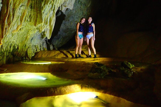 Okinawa Miyakojima 1 day SUP x Pumpkin Cave Exploration x Canoeing - The cliff jump finish: fun factor, but only if you feel ready