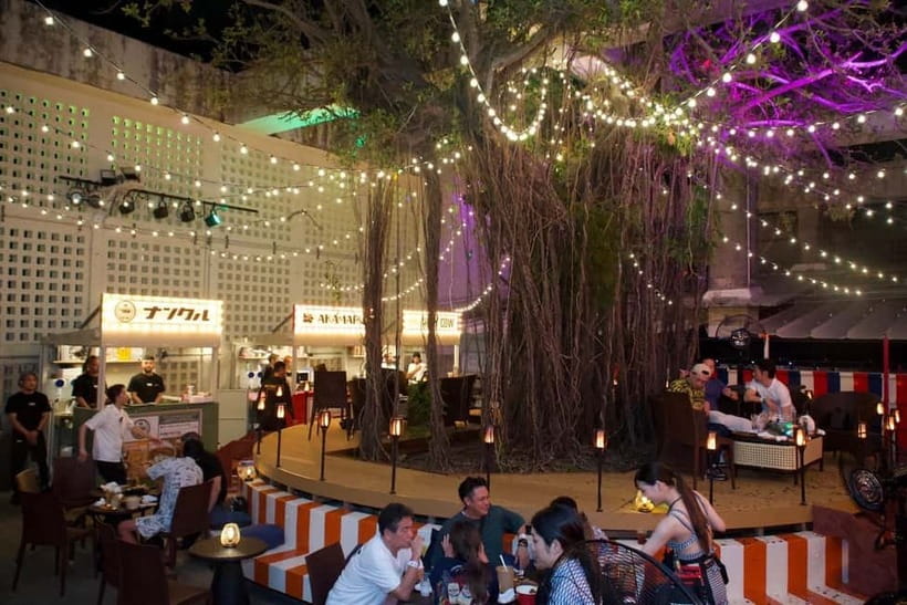 Okinawa:Sky BAR TOPTREE Nightclub Entry Ticket+Drink & VIP - The location and vibe: why people call it cool and fun