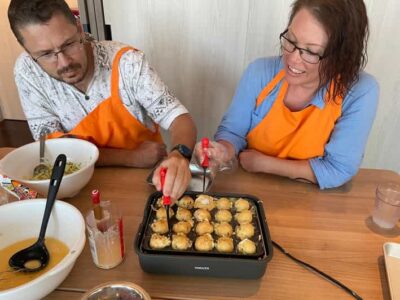 Okonomiyaki or Ramen&Gyoza Class with Local Shop Tour