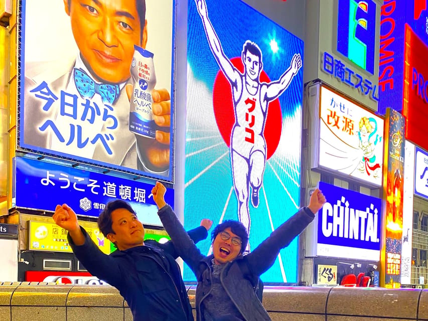 Osaka: 2-Hour Local Street Food Tour – Dotonbori & Namba - From Starbucks TSUTAYA EBISUBASHI to the Glico Man sign