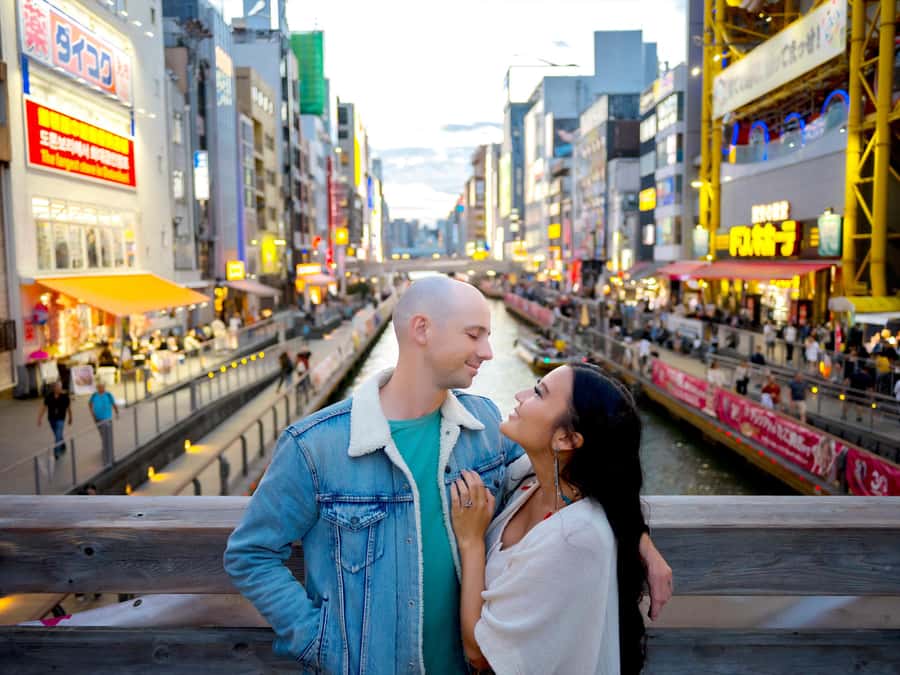 Osaka by Night and Day Photo shoot - Day or night lighting, and how starting times change the vibe