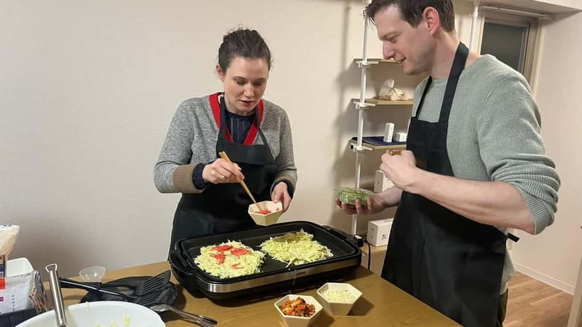 Osaka : Cooking Class Okonomiyaki & Takoyaki course in Nanba - The drinks tasting: practical fuel, not a party gimmick