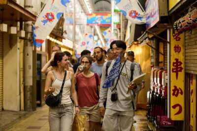Dark Side of Osaka Night Walking Tour