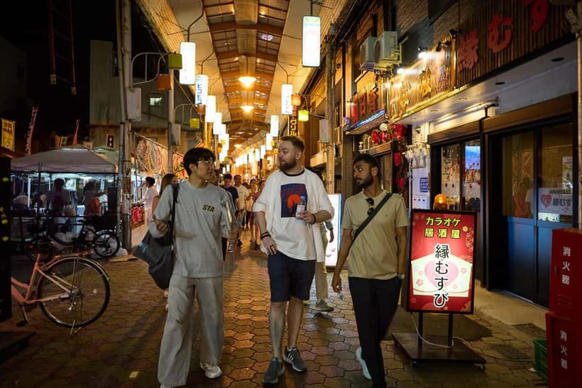 Osaka: Dark Side of Osaka Night Walking Tour - Jyanjyan Yokocho Near Tsūtenkaku: Noodles, Bars, and Mid-20th-Century Vibes