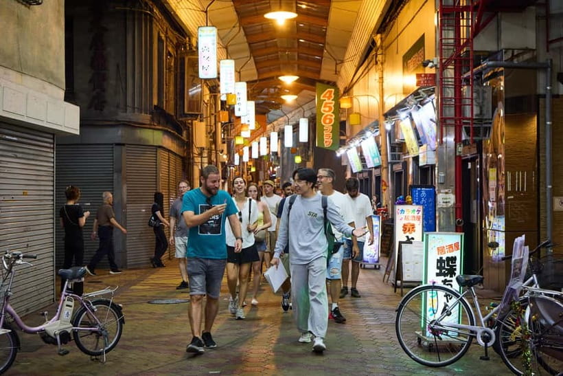 Osaka: Dark Side of Osaka Night Walking Tour - Logistics That Actually Matter: Shoes, Weather, and Adult-Only Reality
