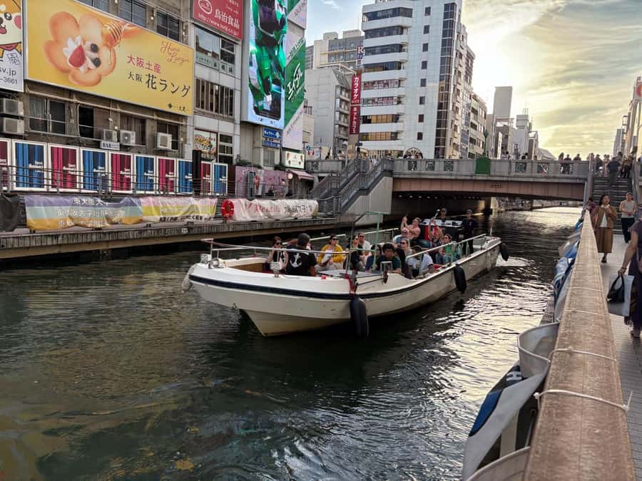 Osaka: Dotonbori's Bridges 20-Minute Cruise - Key things to know before you board