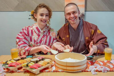Osaka Dotonbori: Sushi Making Experience
