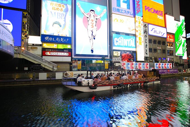 Osaka Dotonbori Wonder Cruise - From River Level, Dotonbori Hits Different