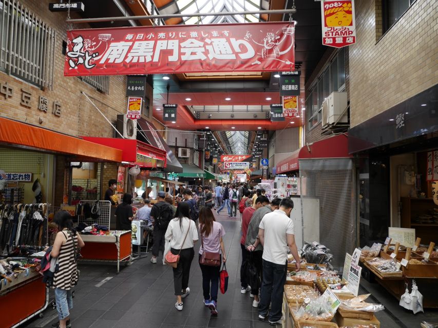 Osaka: Full-Day Sightseeing Tour by Private Vehicle - Kuromon Ichiba Market: the classic stop with a real sense of history