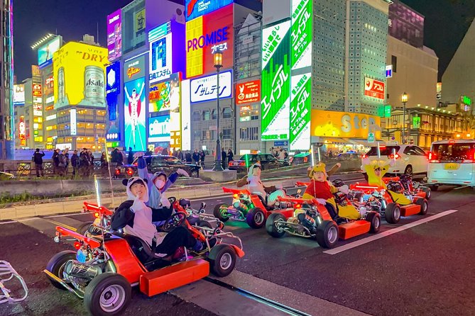 Osaka Go Karting Tour with Funny Costume - Namba and Dotonbori: Where the City Stops and Waves Back