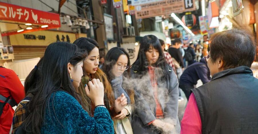 Osaka: Kuromon Market Food Walking Tour (6 stops, 6 tastes) - Where you meet up at Nippon-bashi (and why it matters)