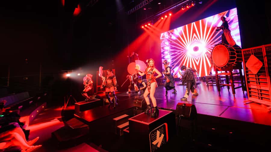 OSAKA NIGHT FUSION Japanese Taiko Kabuki Samurai Dance Show - After the final beat: photos and the “don’t rush me out” feeling