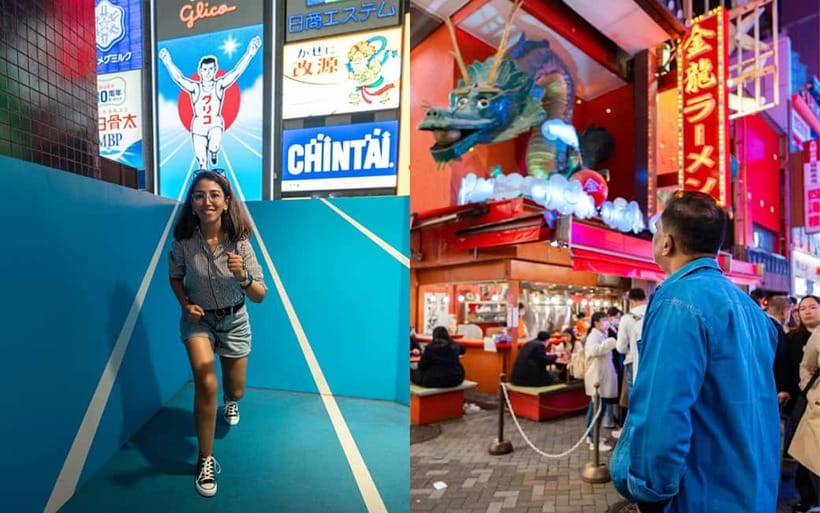 Osaka: Private Vibrant Nighttime Photoshoot (Dotonbori) - The “hidden spots” stop: how you avoid repeat backgrounds