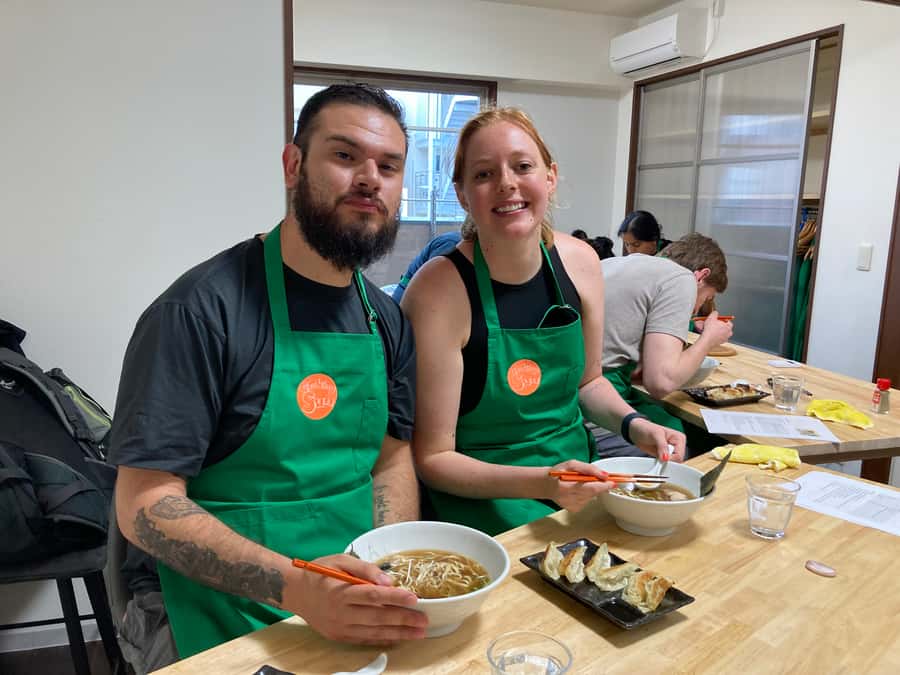 Osaka: Ramen and Gyoza Cooking Class in Dotonbori - Ramen Base and Bowl Building: Dashi-Style Flavor, Then Your Choices