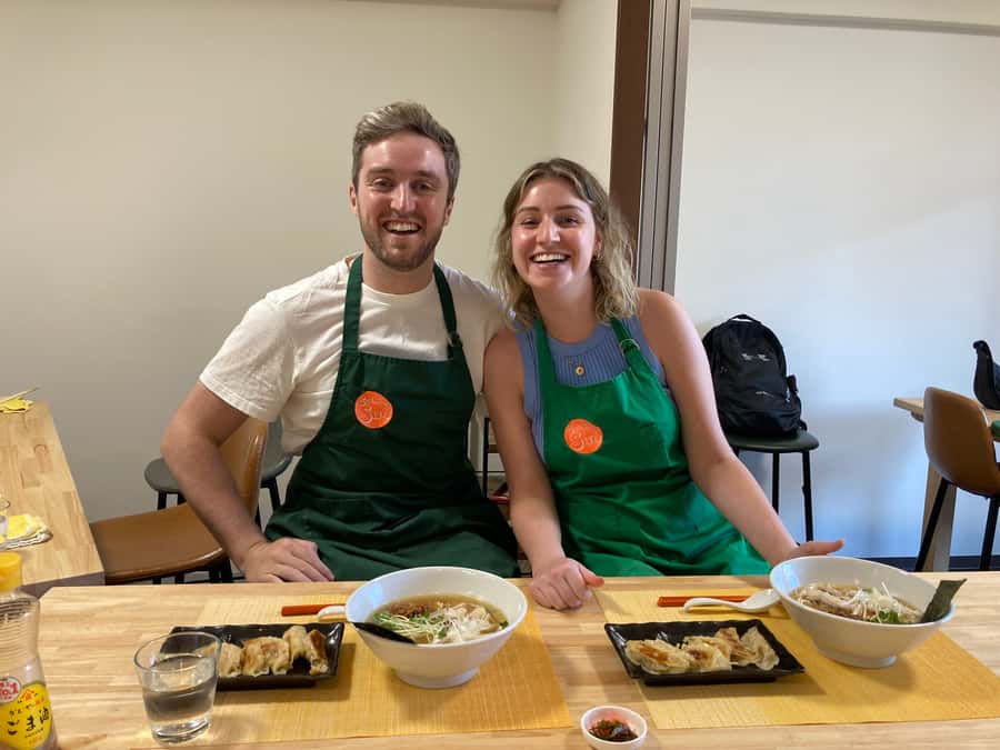 Osaka: Ramen and Gyoza Cooking Class in Dotonbori - What You Make: Soy Sauce Ramen and Chicken Gyoza