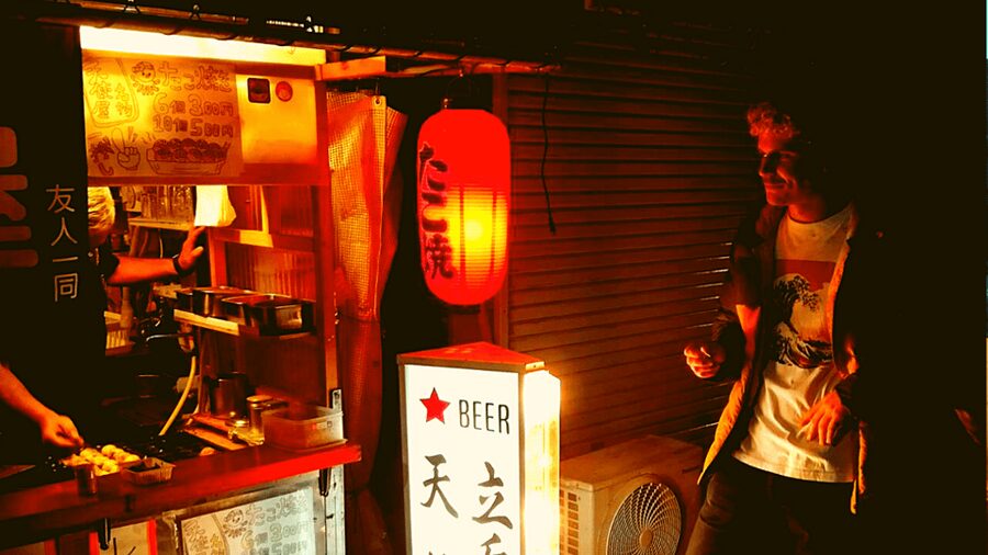 Osaka: Shinsekai Food Tour with 13-15 Dishes at 5 Eateries - Stop 1: takoyaki or oden to start, plus the first Osaka flavor hit